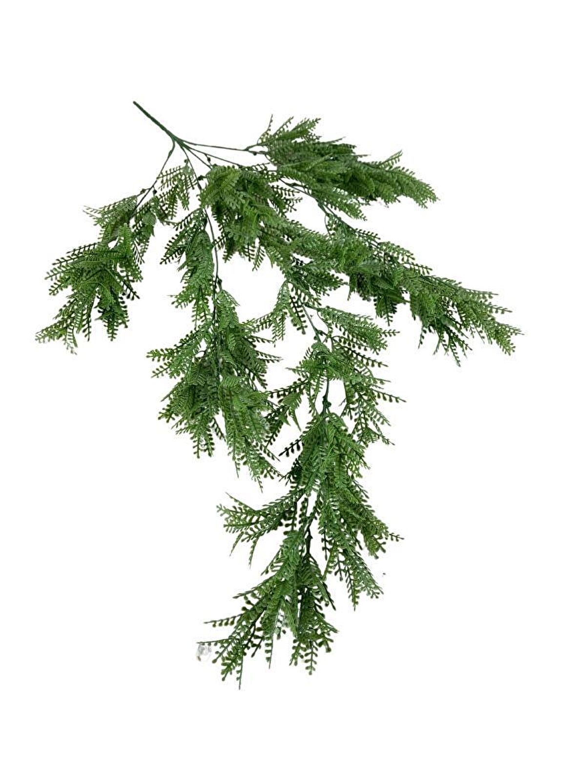 Yapay Çiçek Sarkan Çiçek Yeşil Mat Fern725 Yapay Sarmaşık  70*30cm UV Katkılı Güneşe Dayanıklı