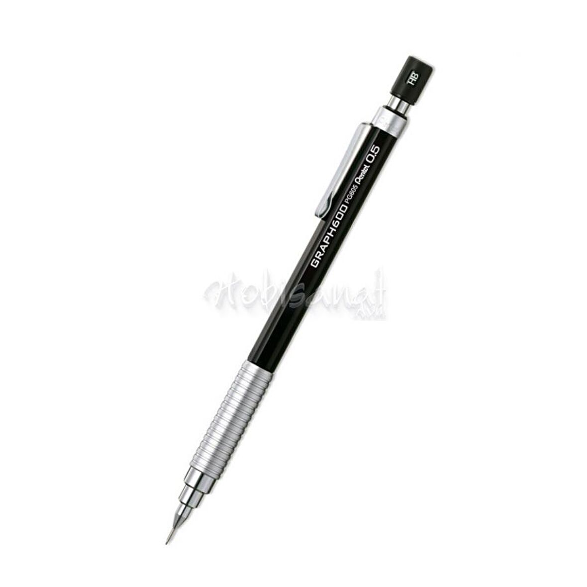 Pentel Graph 600 Teknik Çizim Versatil Kalem 0,5mm Siyah