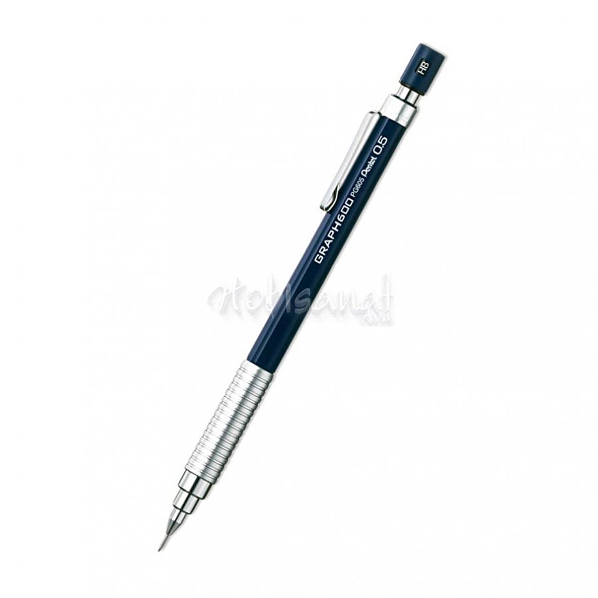 Pentel Graph 600 Teknik Çizim Versatil Kalem 0,5mm Lacivert