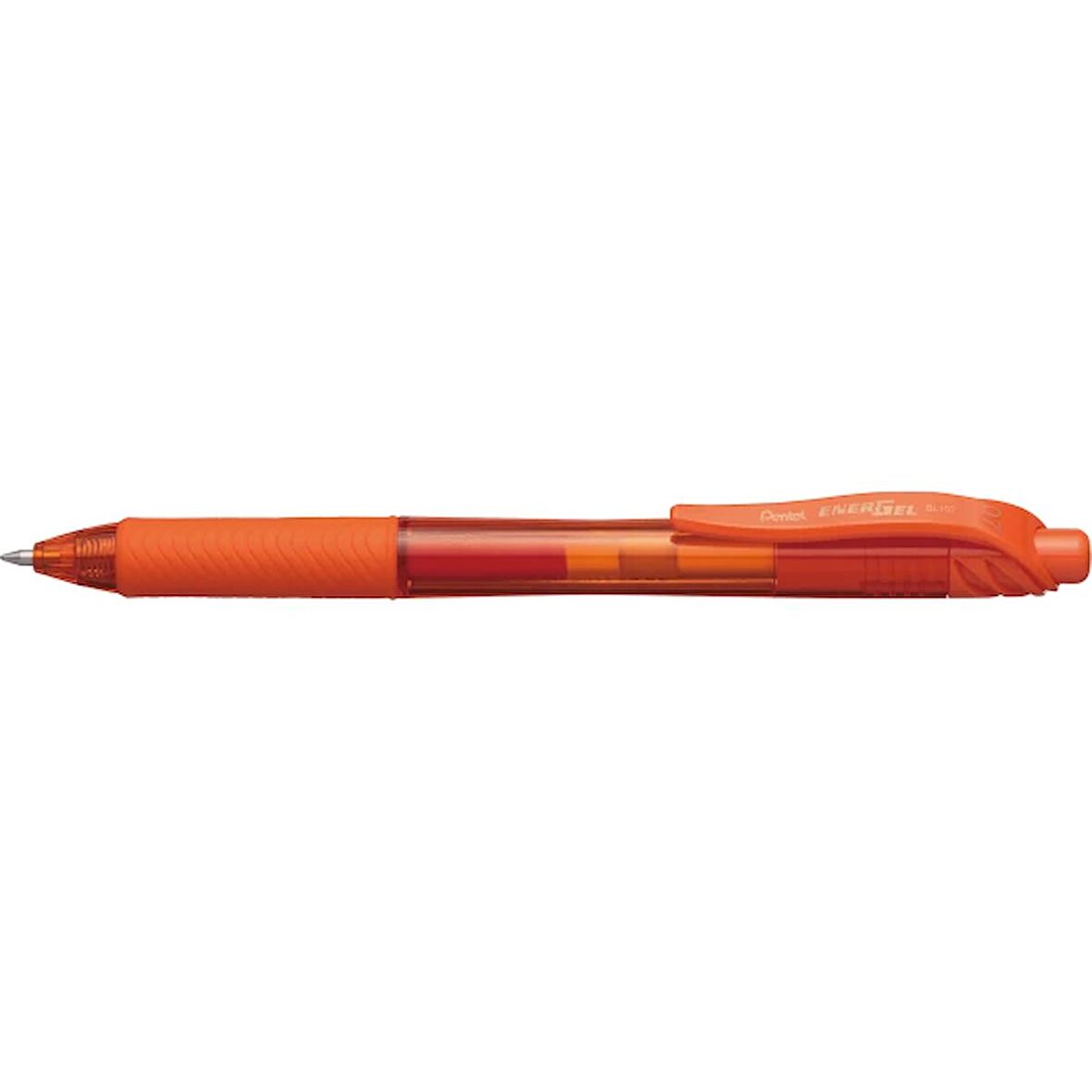 Pentel Energel 0.7mm Basmalı Jel Kalem Turuncu / BL107-F