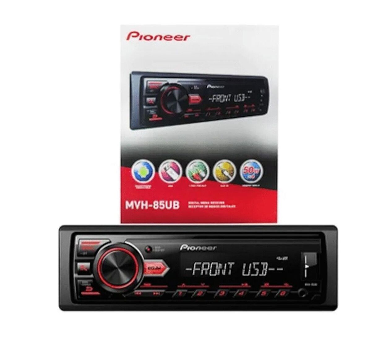 Pioneer Mvh-85Ub Usb-Mp3 Çalar Oto Teyp