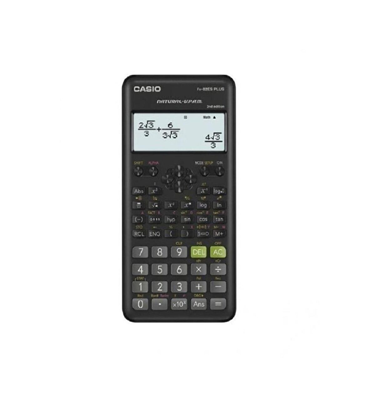 Casio FX-82ES Plus 2.Versiyon 252 Fonksiyonlu Bilimsel Hesap Makinası