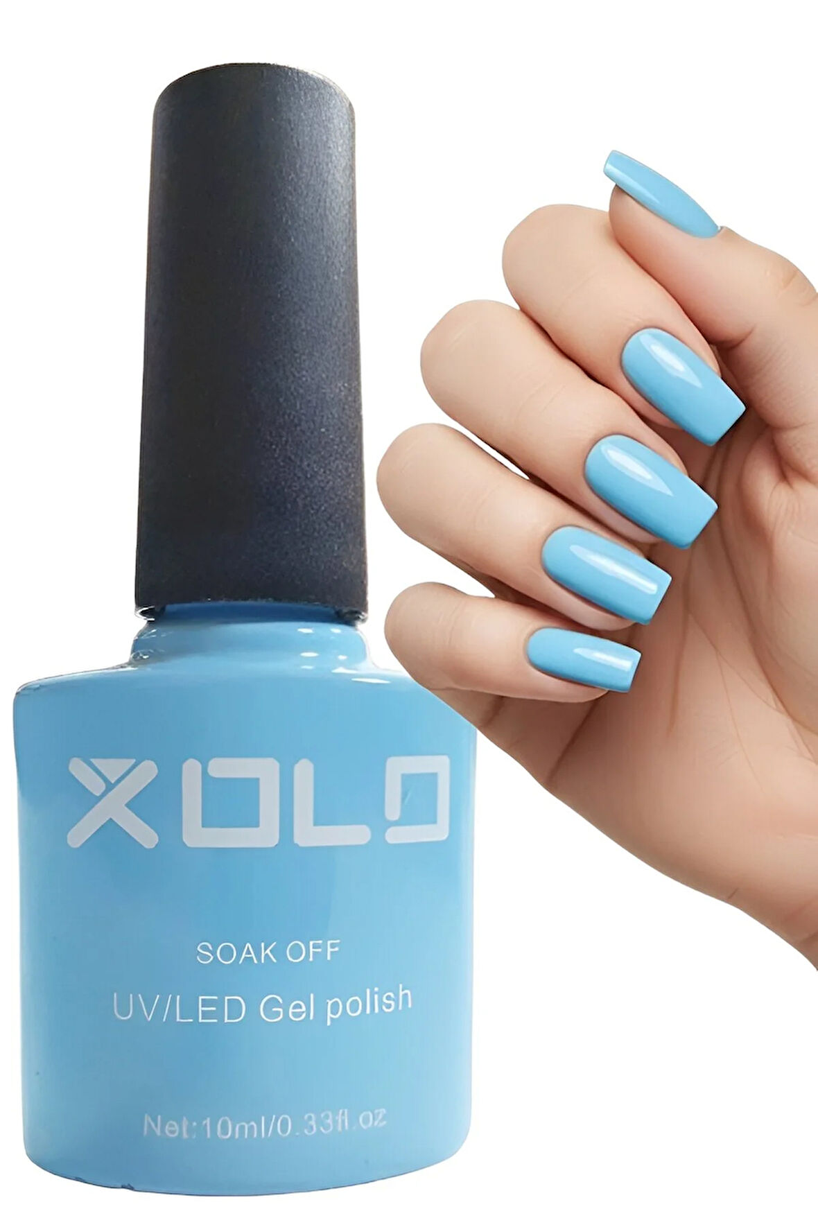 Kalıcı Oje 10 ML Bulut Mavi K044