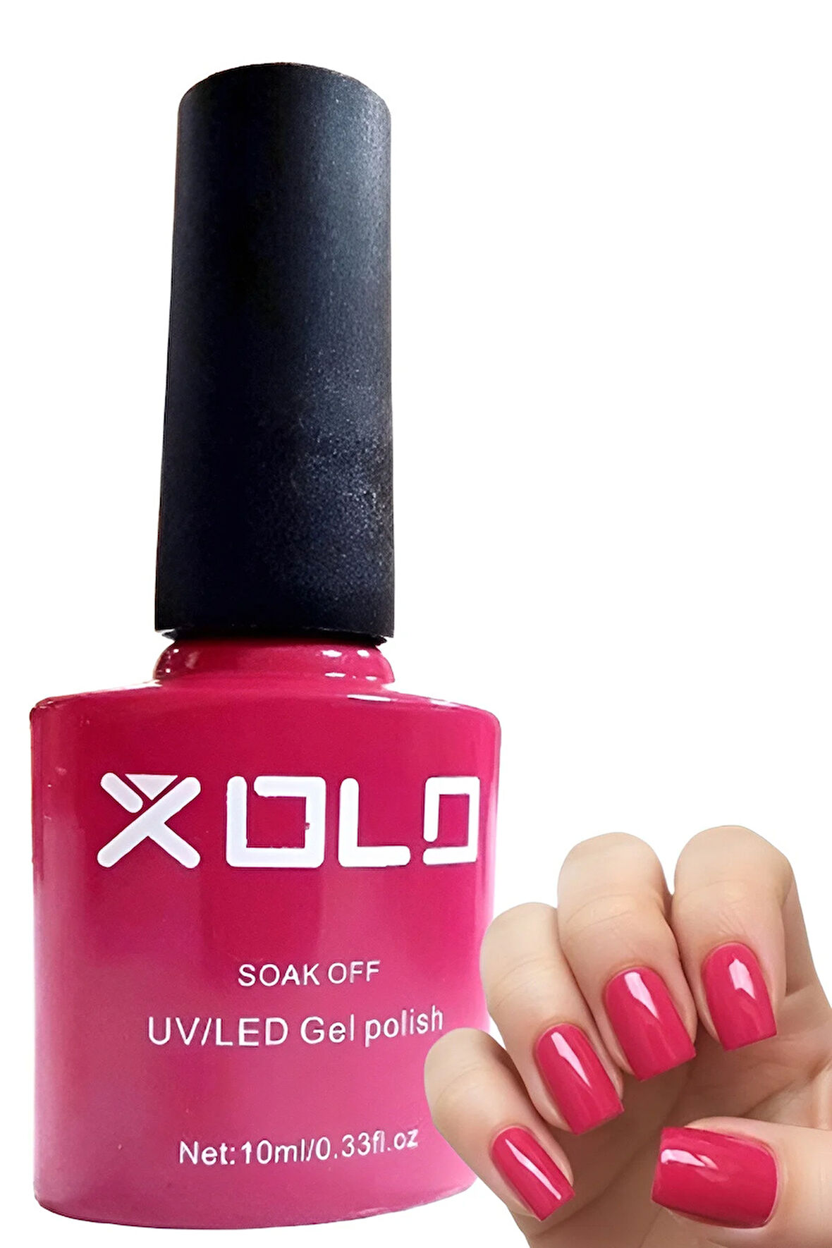 Kalıcı Oje 10 ML Kızıl Pembe K010