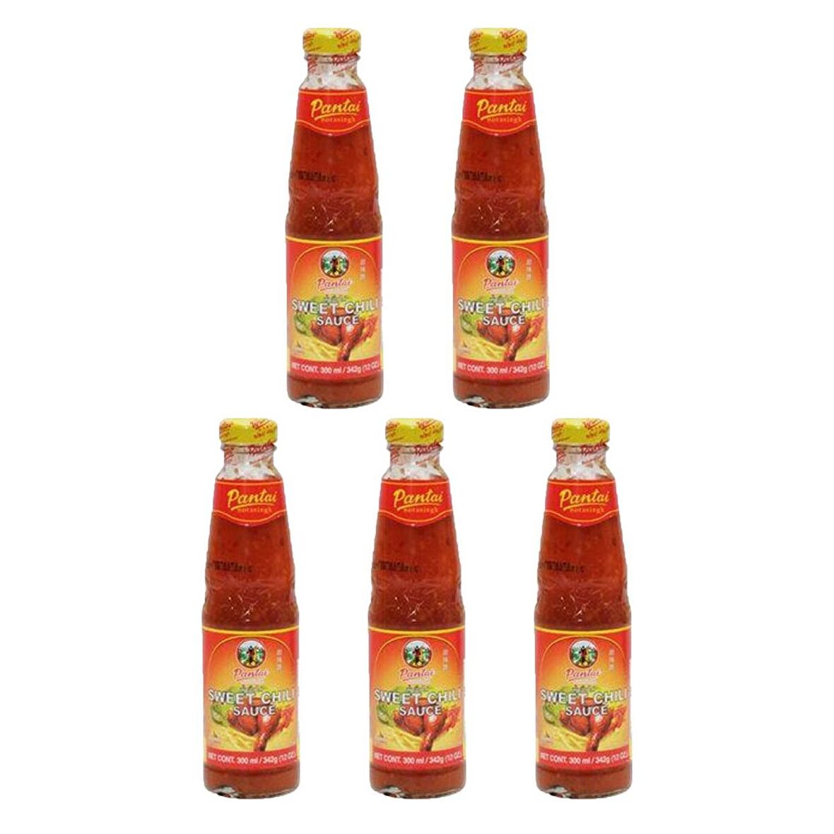 Pantai Sweet Chili Sauce (Tatlı Acı Sos) 300 Ml 5 Adet