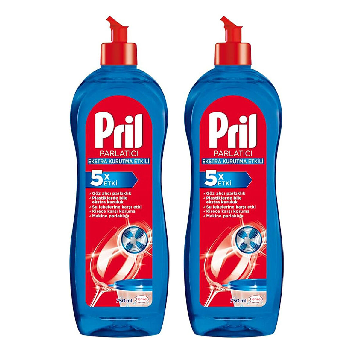 Pril Bulaşık Makinası Parlatıcı 750 ml x 2 Adet