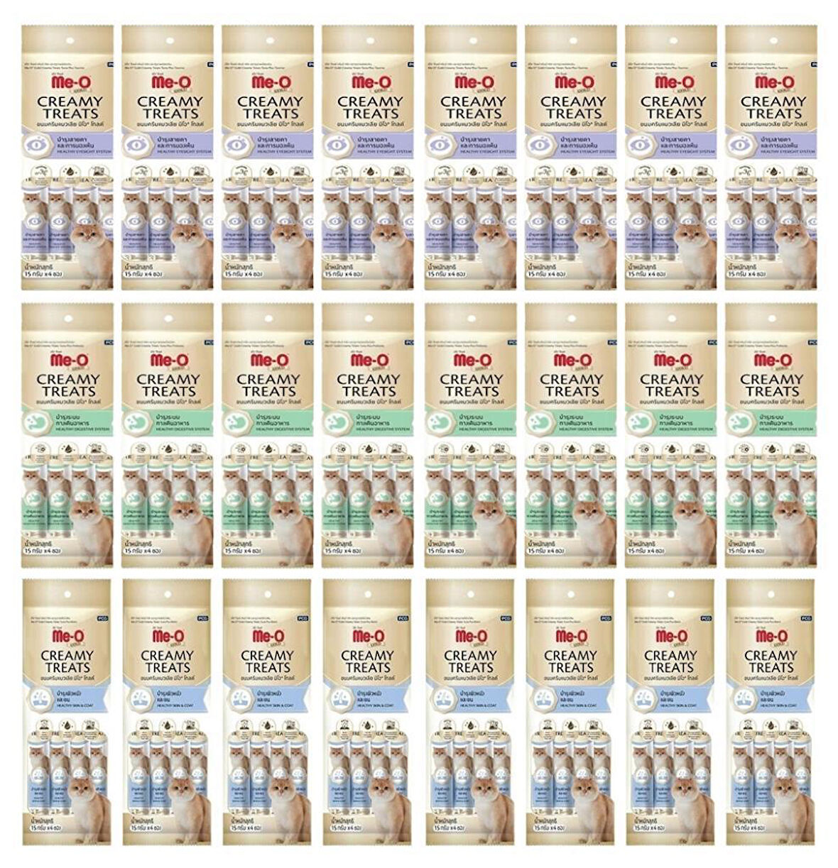 ME-O Gold Creamy 15 Gr x 4 Adet  Karışık 24'lü Paket 