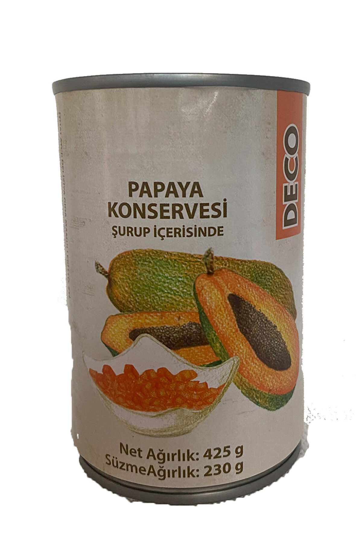 Papaya Konservesi 425 Gr