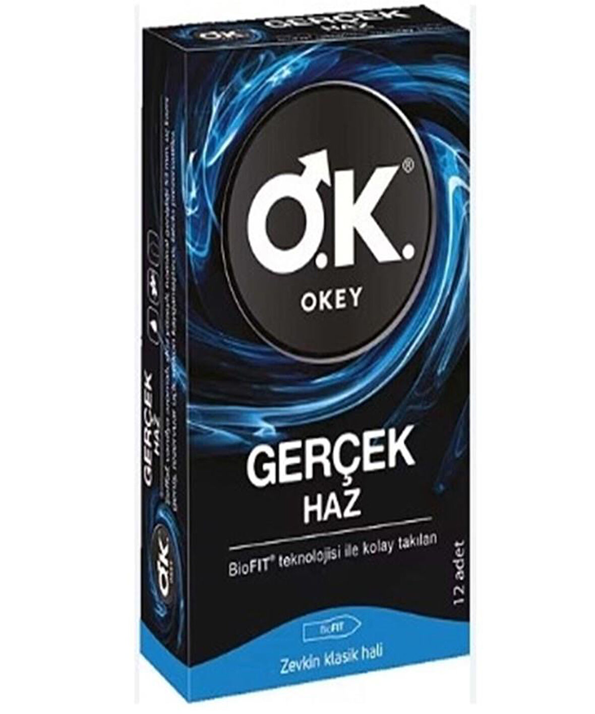 Okey Gerçek Haz Prezervatif 12'li