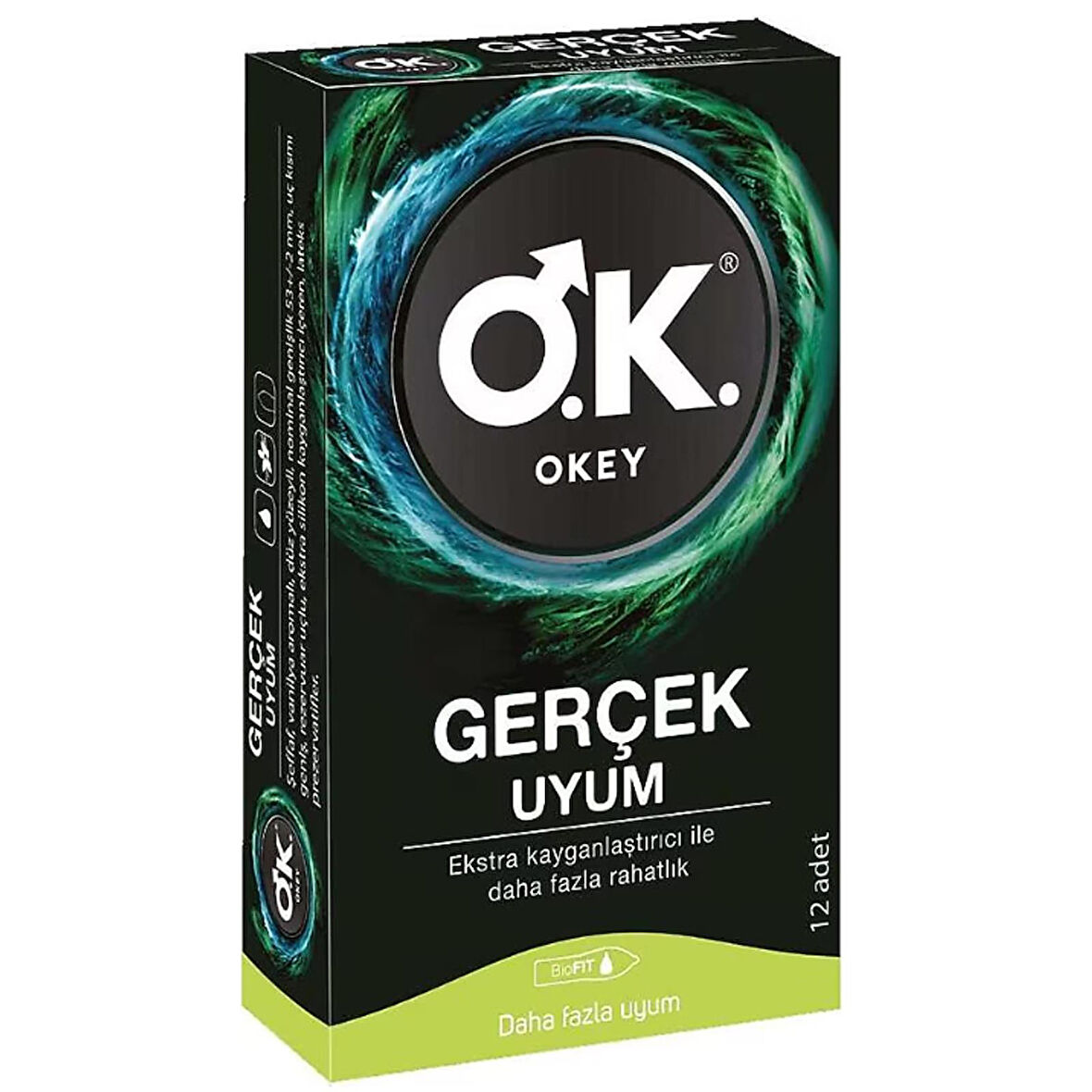 Okey Gerçek Uyum 12 li Prezervatif