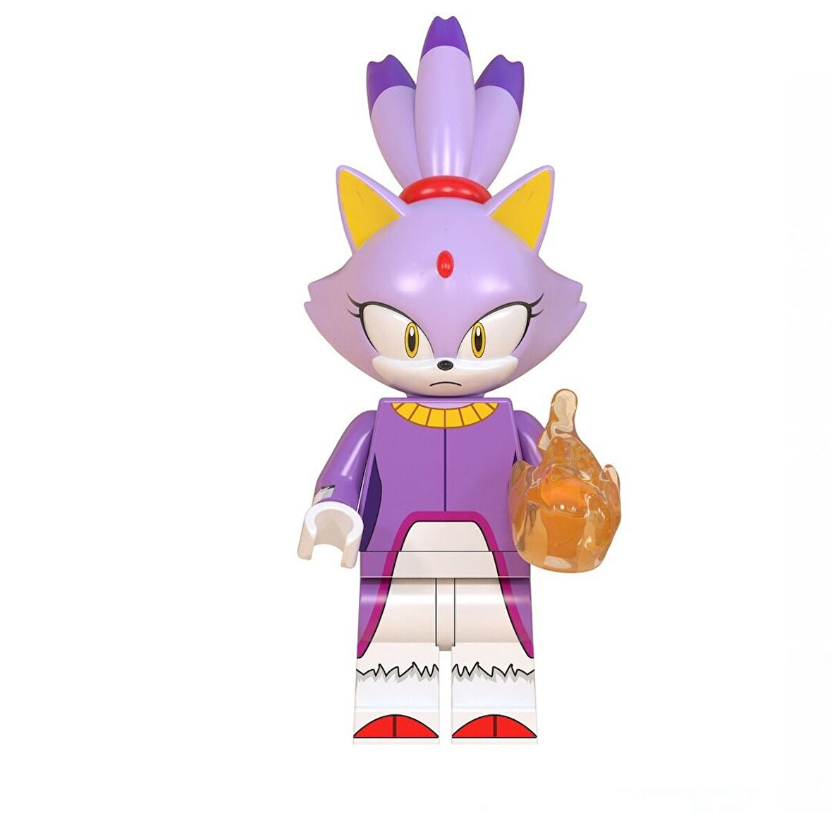 Süper Kirpi Game video mini figür blaze the cat C-018