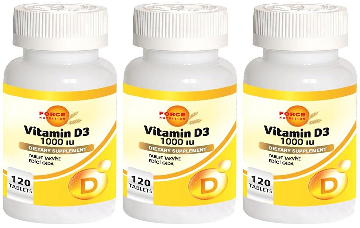 Vitamin D 1000 IU 3x120 Tablet