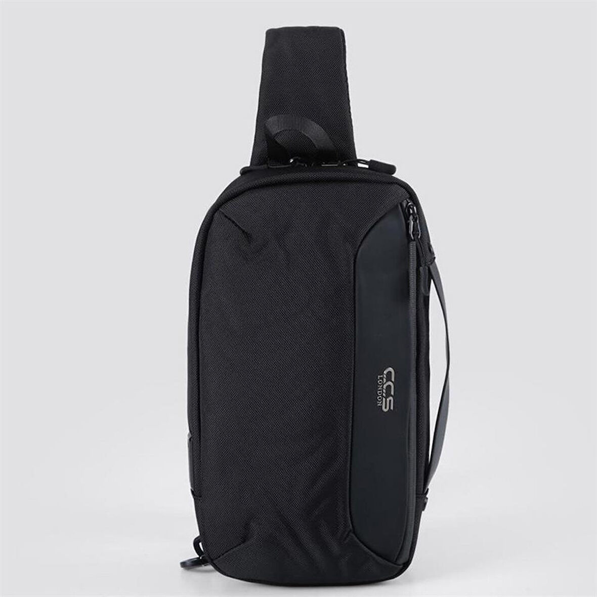 Ççs 31407 Tek Omuz Askılı Sırt ve Göğüs Çantası Siyah