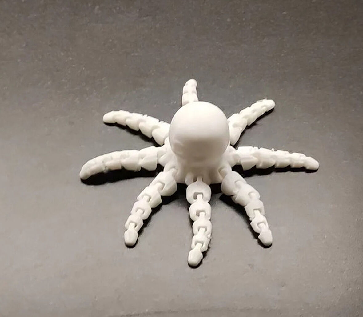 12CM Ufak Hareketli Örümcek Balığı PLA Doğal Malzeme MD2