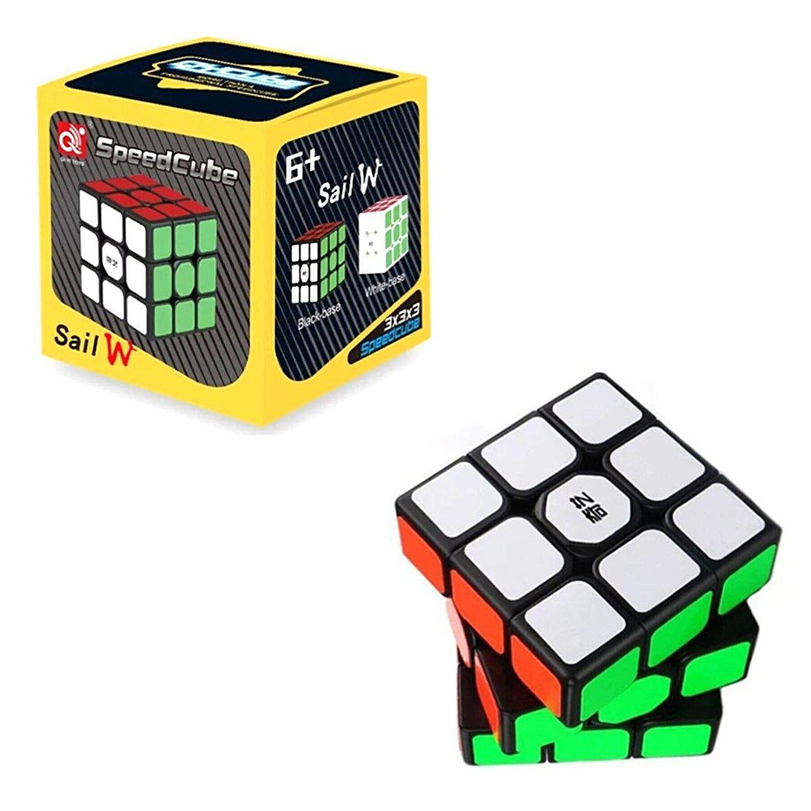 54712 QY Speed Cube Sail - Zeka Küpü 3x3 -Başel