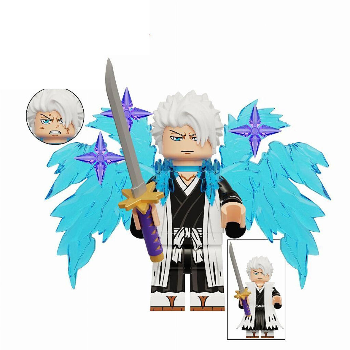Bleach anime mini figür Hitsugaya Toshiro M-434