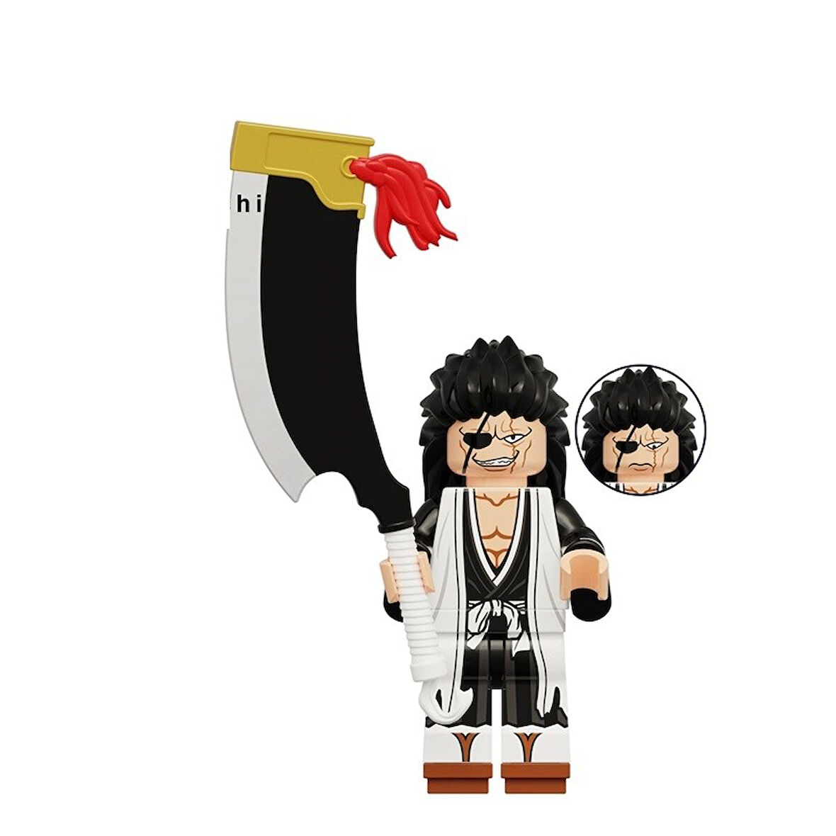Bleach anime mini figür Kenpachi Zaraki M-424