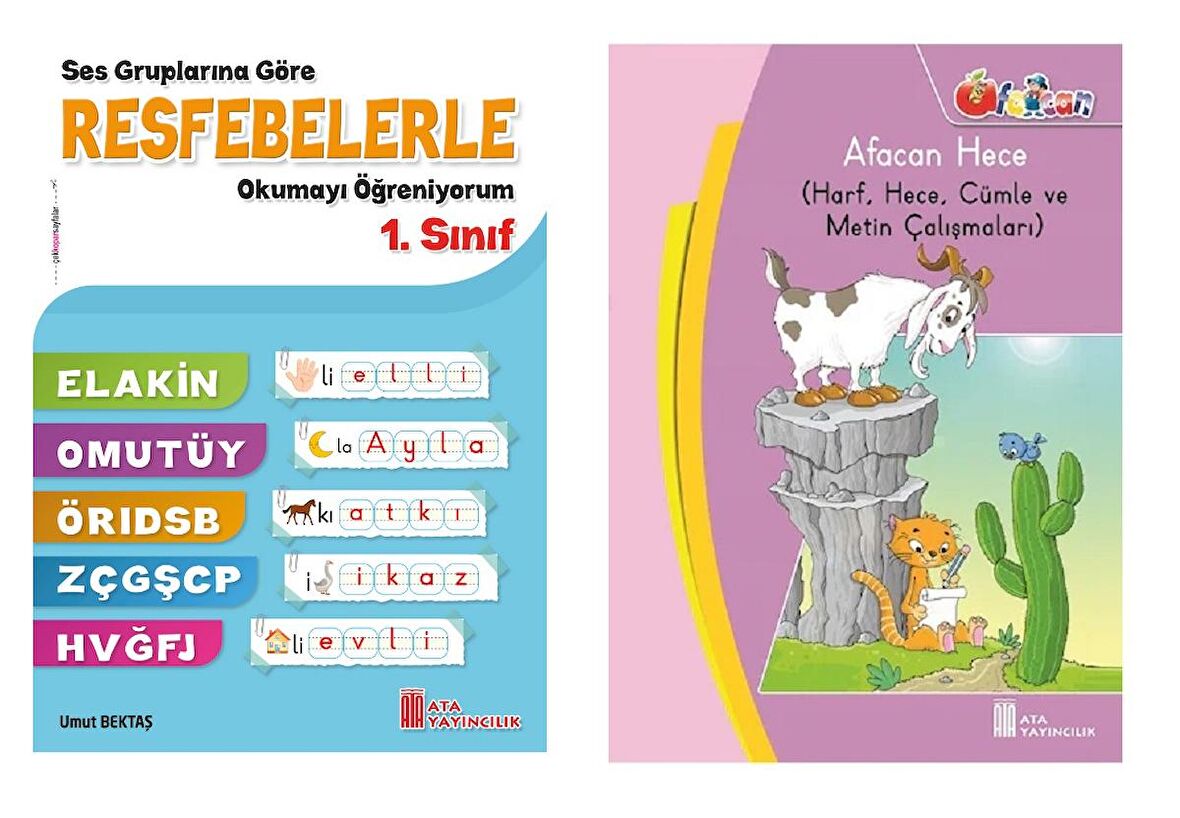 1.Sınıfa Hazırlık Afacan Hece + Resfebelerle Okumayı Öğreniyorum
