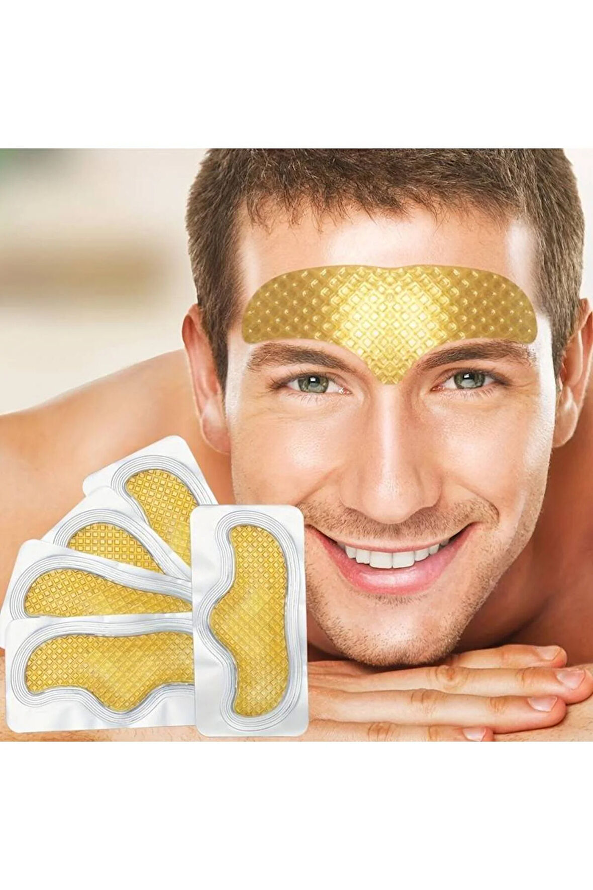 5 Adet Alın ve Kaş Ortası Bölgesi Kolajen Maske T Maske Açık Alan Bol Kolajen Maskesi XLM9117