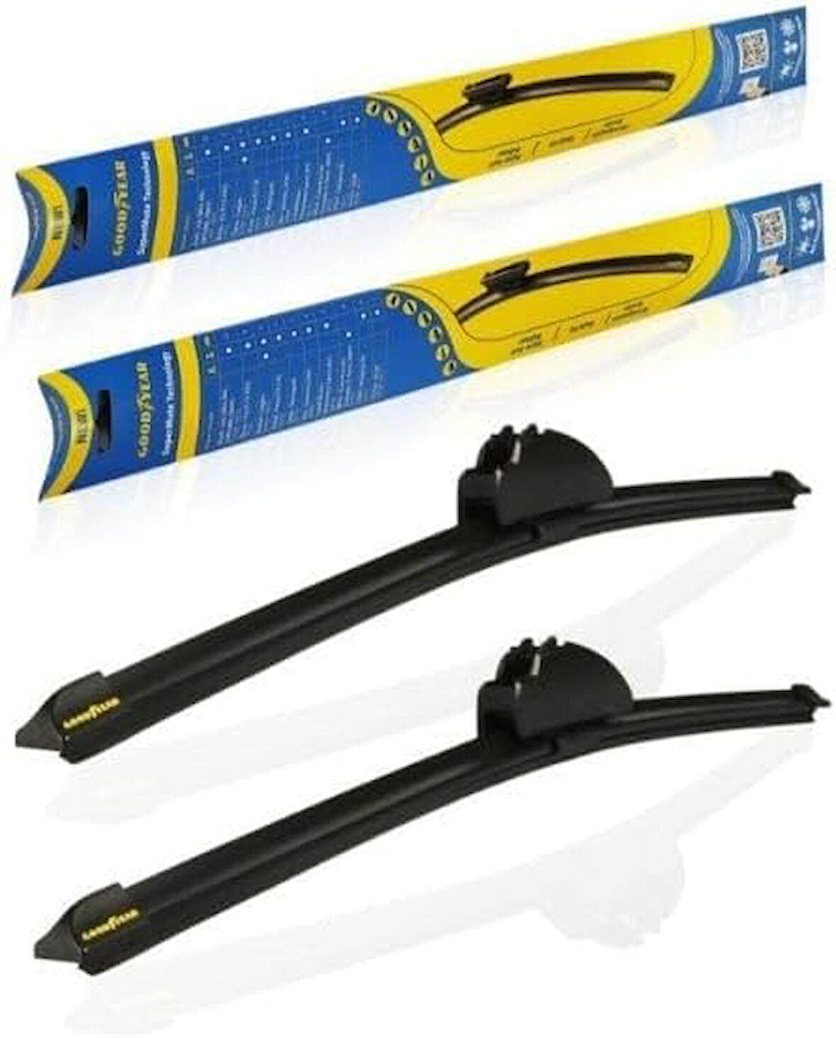 GOODYEAR SİLECEK SÜPÜRGESİ ÖN MUZ TİPİ Super-Mute VOLKSWAGEN POLO 6R1-6C1 2009- (600mm+400mm)