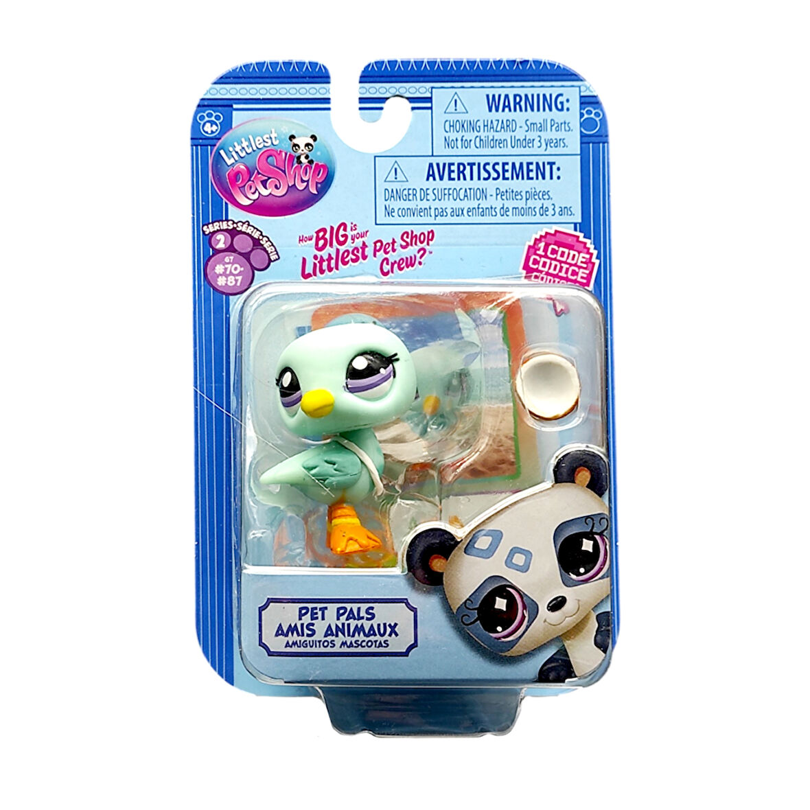 Hasbro Littlest Pet Shop Tekli Figür 00522 G7#78 TURKUAZ KUŞ