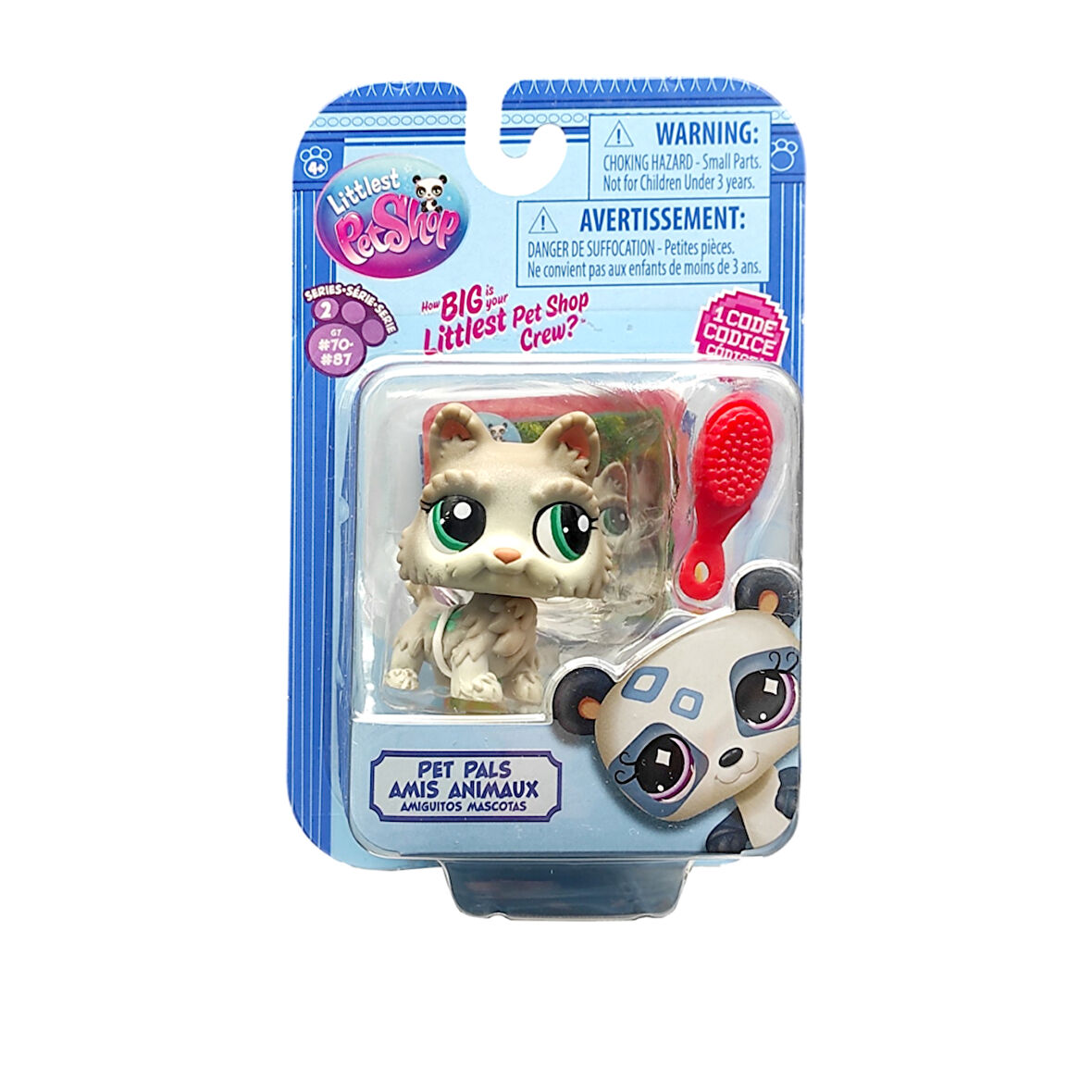 Hasbro Littlest Pet Shop Tekli Figür 00522 G7#81 TARAKLI GRİ KÖPEK