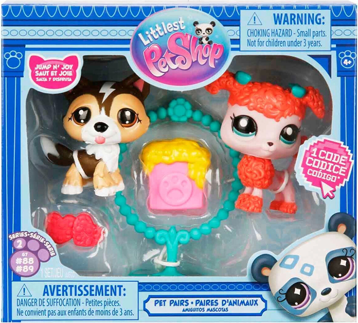 Hasbro Littlest Pet Shop - Seri  2 - 2'li paket - G7 #88 #89