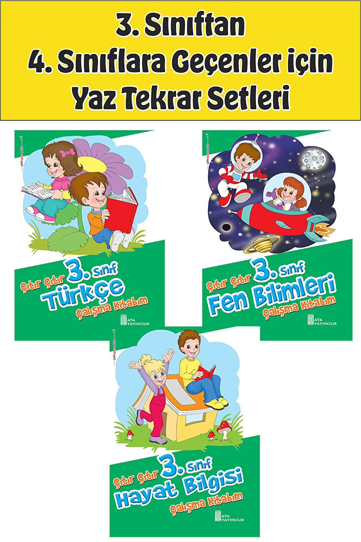 3.Sınıftan 4.Sınıfa Geçenler İçin Yaz Tekrar Setleri 2