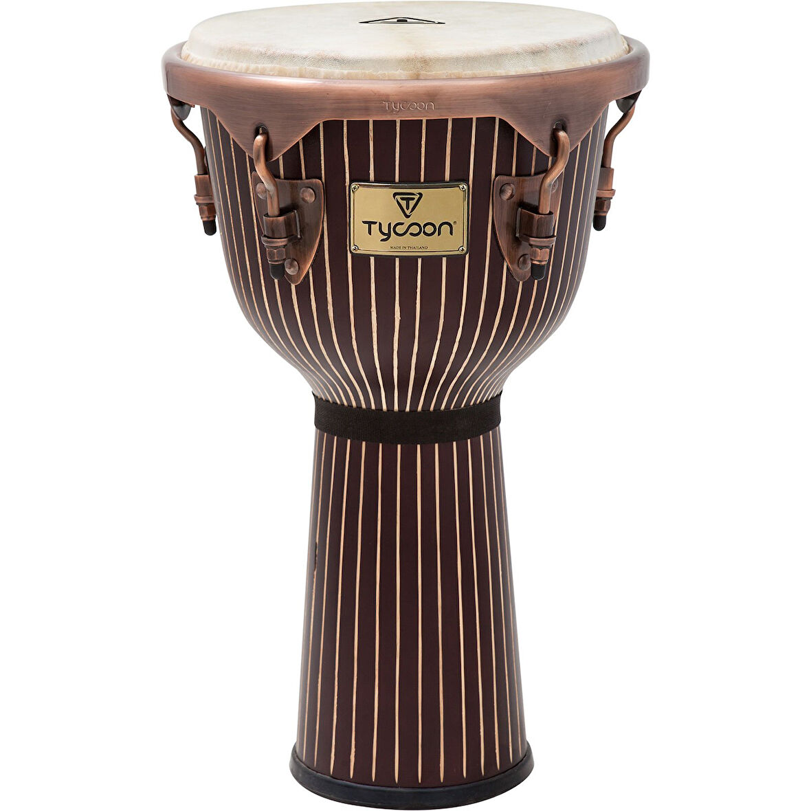 Tycoon 12'' Master Hand-Crafted Pinstripe Djembe (MTJHC712ACT1)