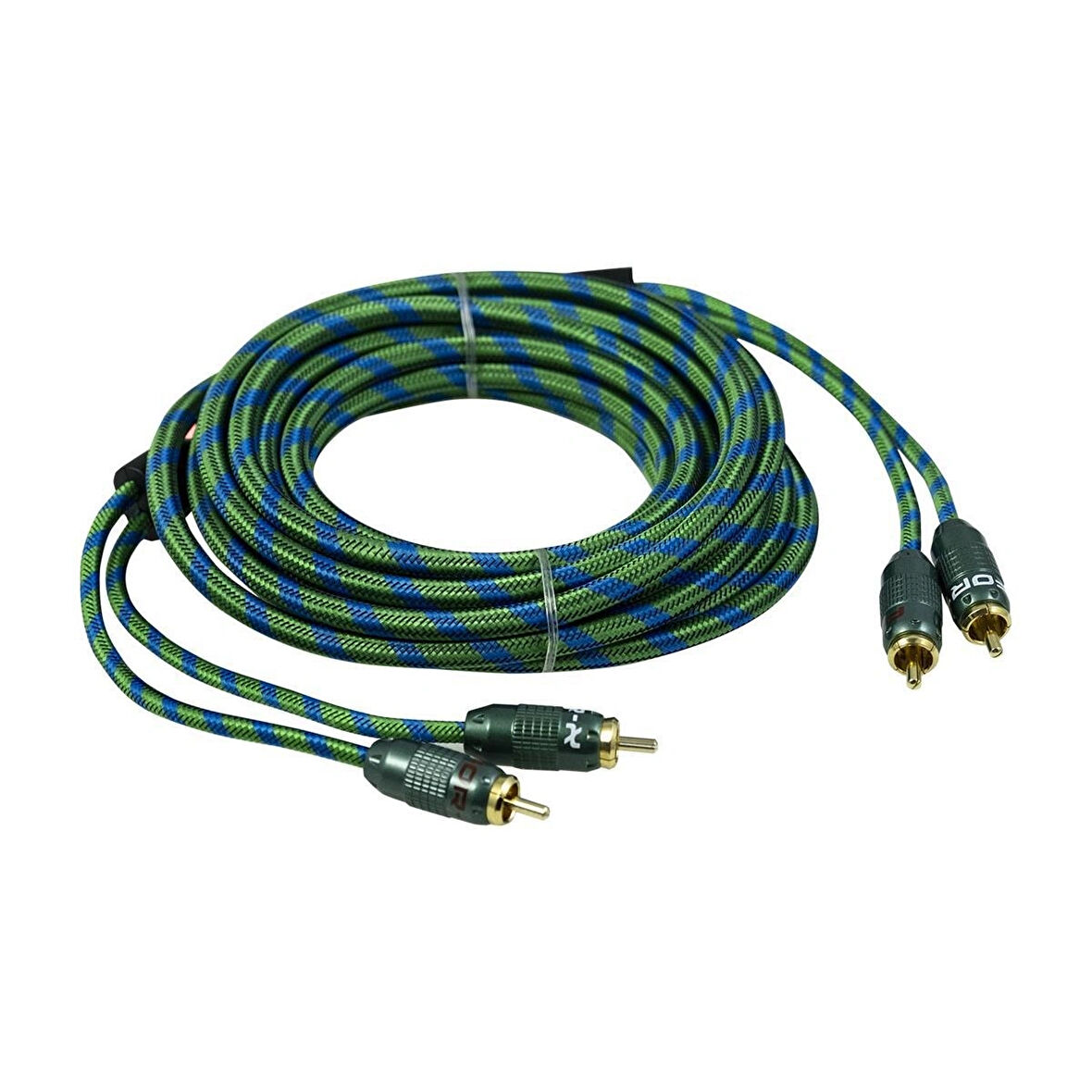 FOR-X X-1122G-5 METRE KALİTELİ PROFESYONEL-BAKIR RCA ANFİ KABLOSU