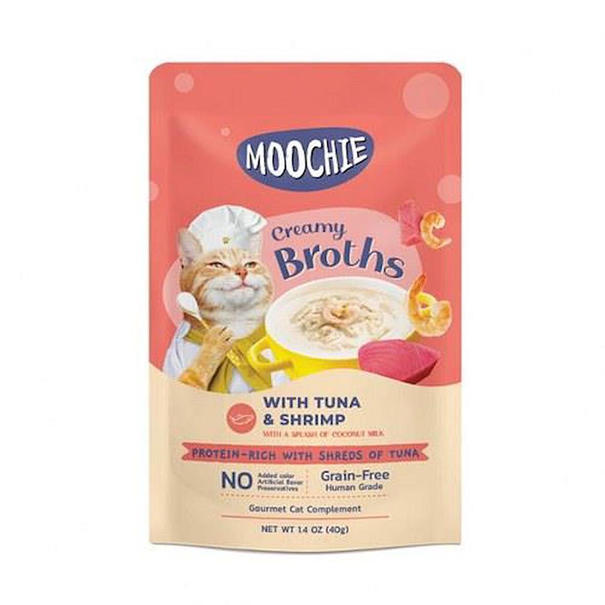 Moochie Çorba Kedi Ödülü Ton-Karides 40 Gr