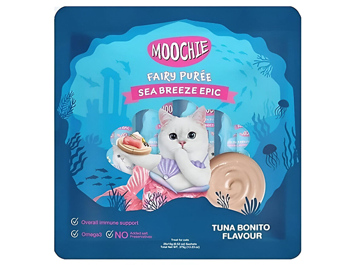 Moochie Sıvı Kedi Ödülü Ton-Palamut 25x15 Gr
