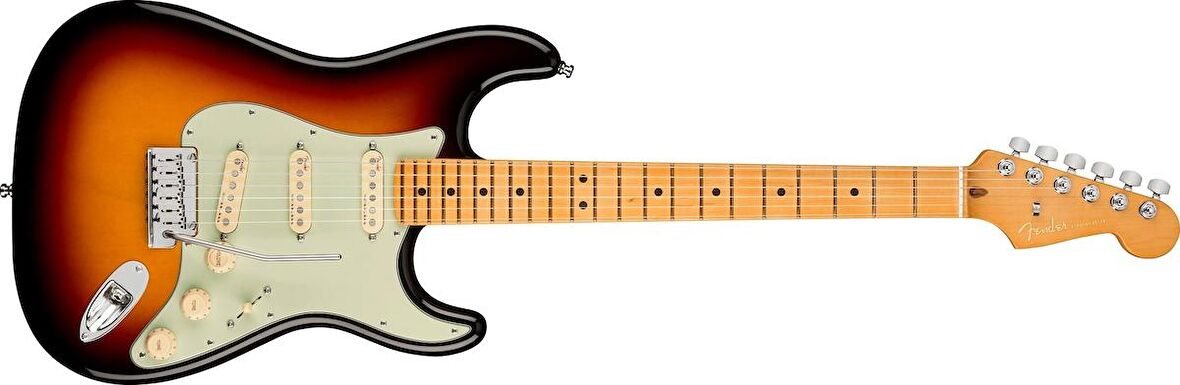 Fender American Ultra Stratocaster Akçaağaç Klavye Ultraburst Elektro Gitar