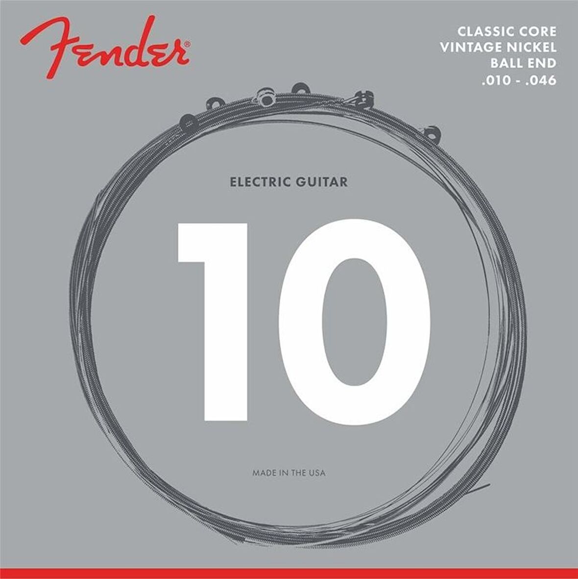 Fender 155R Classic Core Vintage Nickel Ball End Electric Guitar Strings Takım Tel Elektro Gitar Teli 010-046