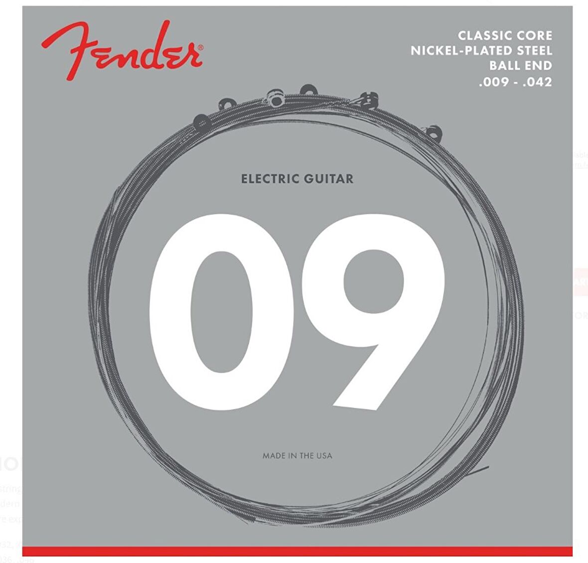 Fender 255R Classic Core Nickel-Plated Guitar Strings Takım Tel Elektro Gitar Teli 010-046