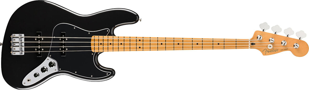 Fender American Professional II Jazz Bass Gülağacı Klavye Black Bas Gitar