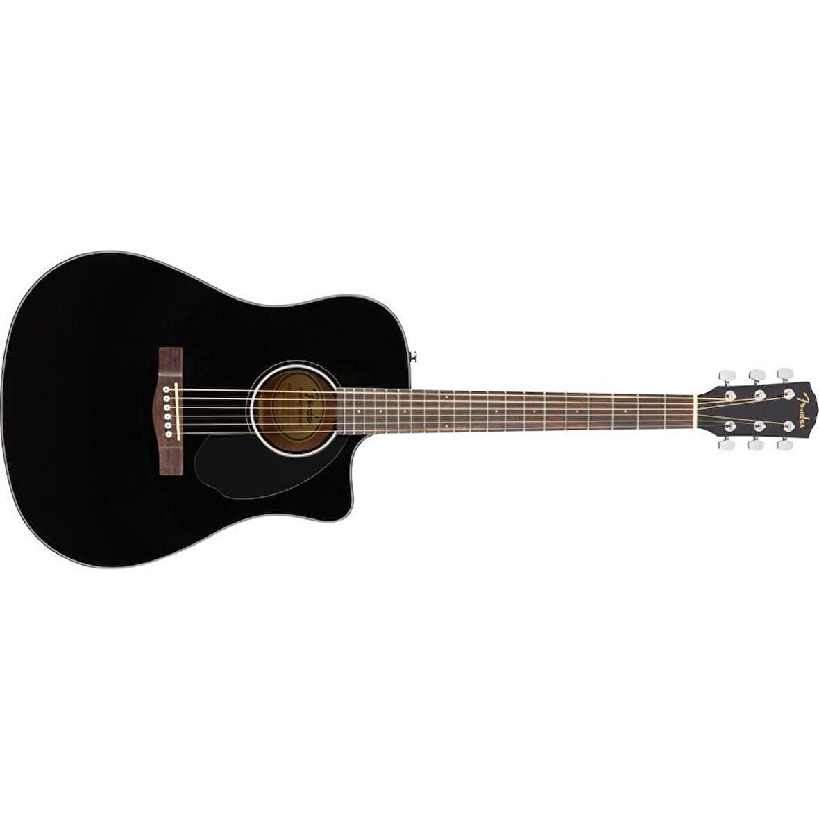 Fender CD-60SCE WN BLK Elektro Akustik Gitar (KILIF+ASKI+JAK+PENA)