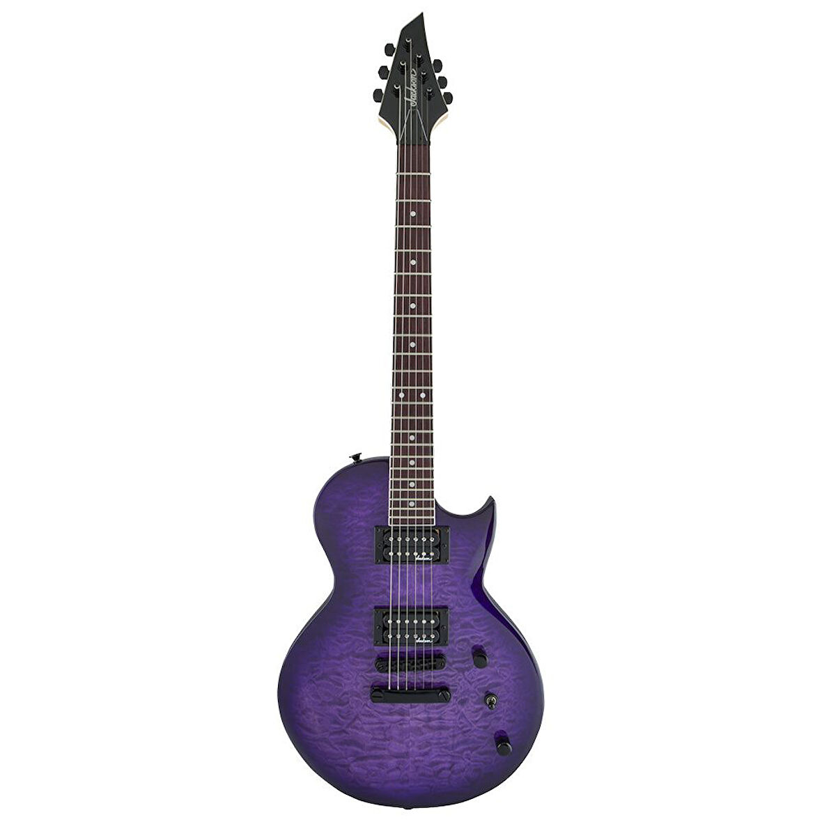 Jackson JS Monarkh SC JS22Q Amaranth Klavye Transparent Purple Burst Elektro Gitar