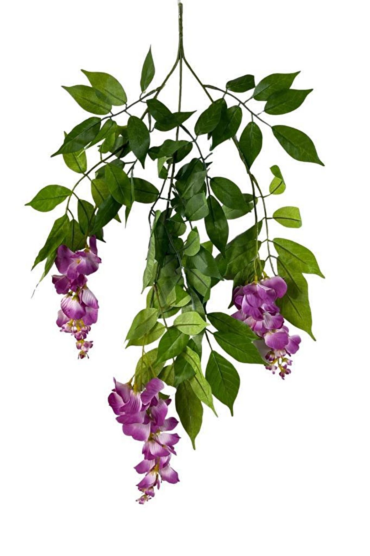Yapay Çiçek Mor Salkım 3 dallı Dekoratif Sarkan Çiçek