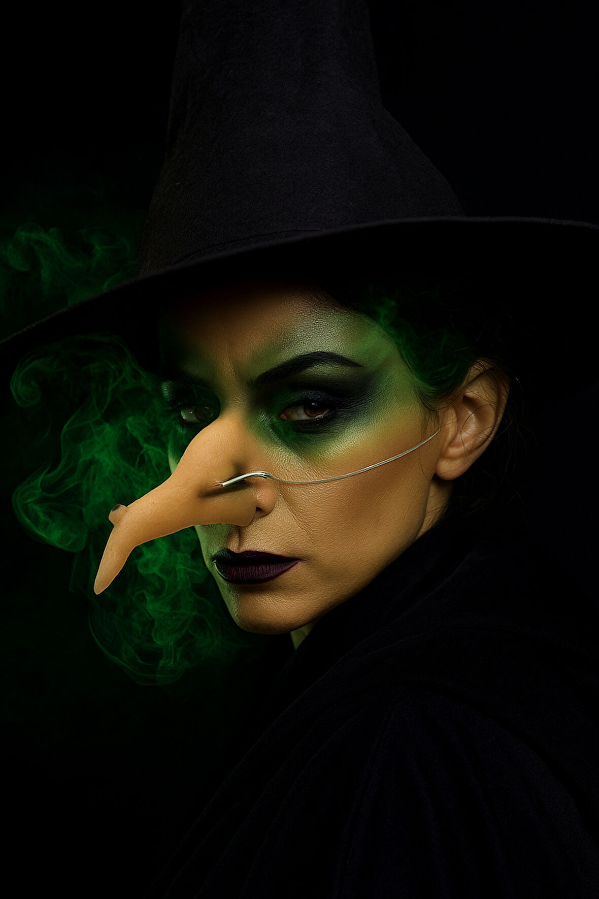 Halloween Cadılar Bayramı Cadı Burnu Yumuşak Silikon Korku Aksesuarı