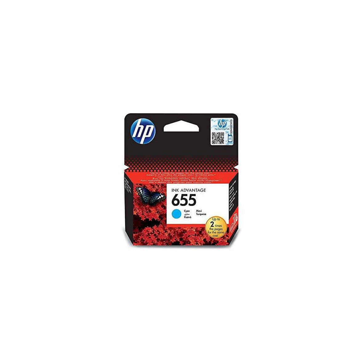HP CZ110AE (655) MAVİ MÜREKKEP KARTUŞ
