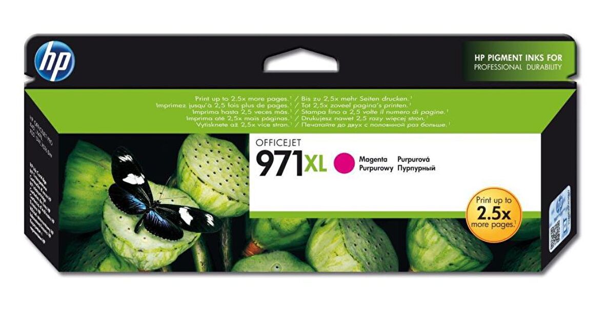 HP CN627A 971Xl Yüksek Kapasiteli Kırmızı Kartuş