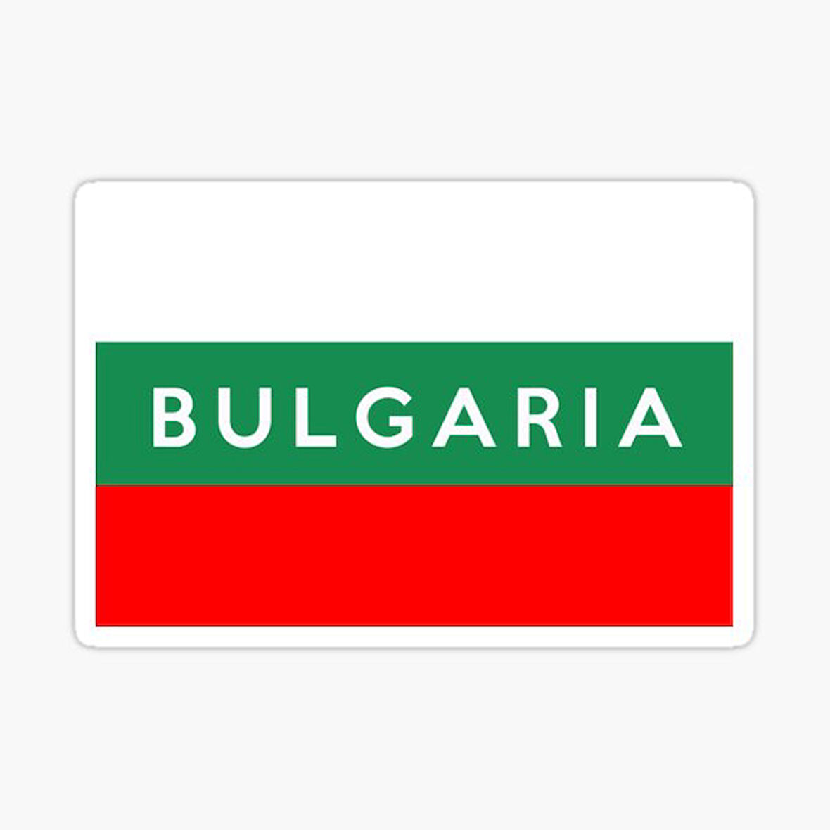Bulgaristan Bulgar bayrağı çıkartması 19CM Araba Sticker