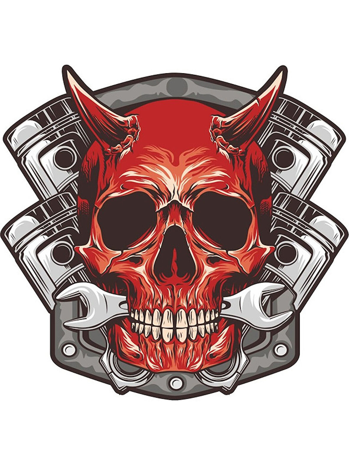 Kuru Kafa Kurukafa Araba Motorsiklet Sticker 19CM