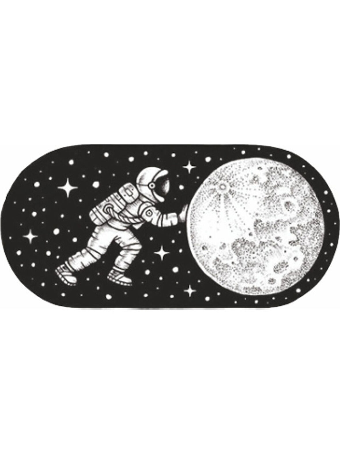 On-Off Sticker Ay moon Sticker 19CM