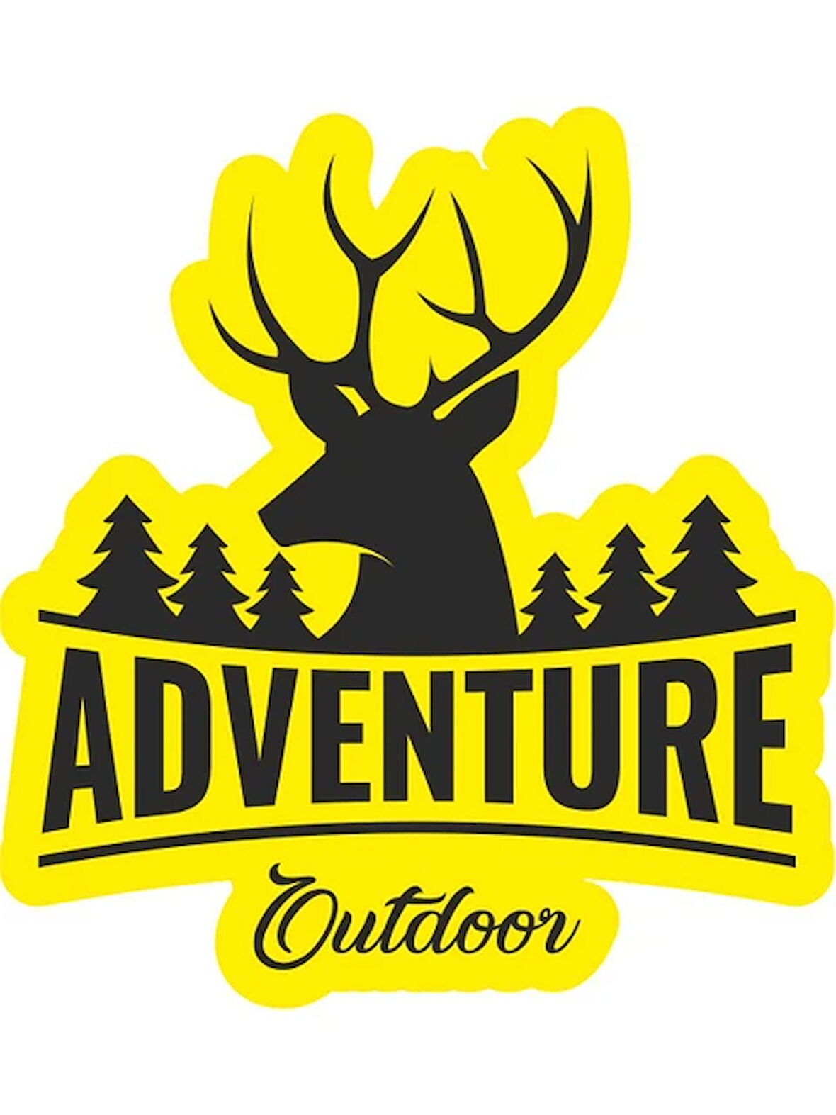 Outdoor Adventure ARaba Oto Sticker 20 CM