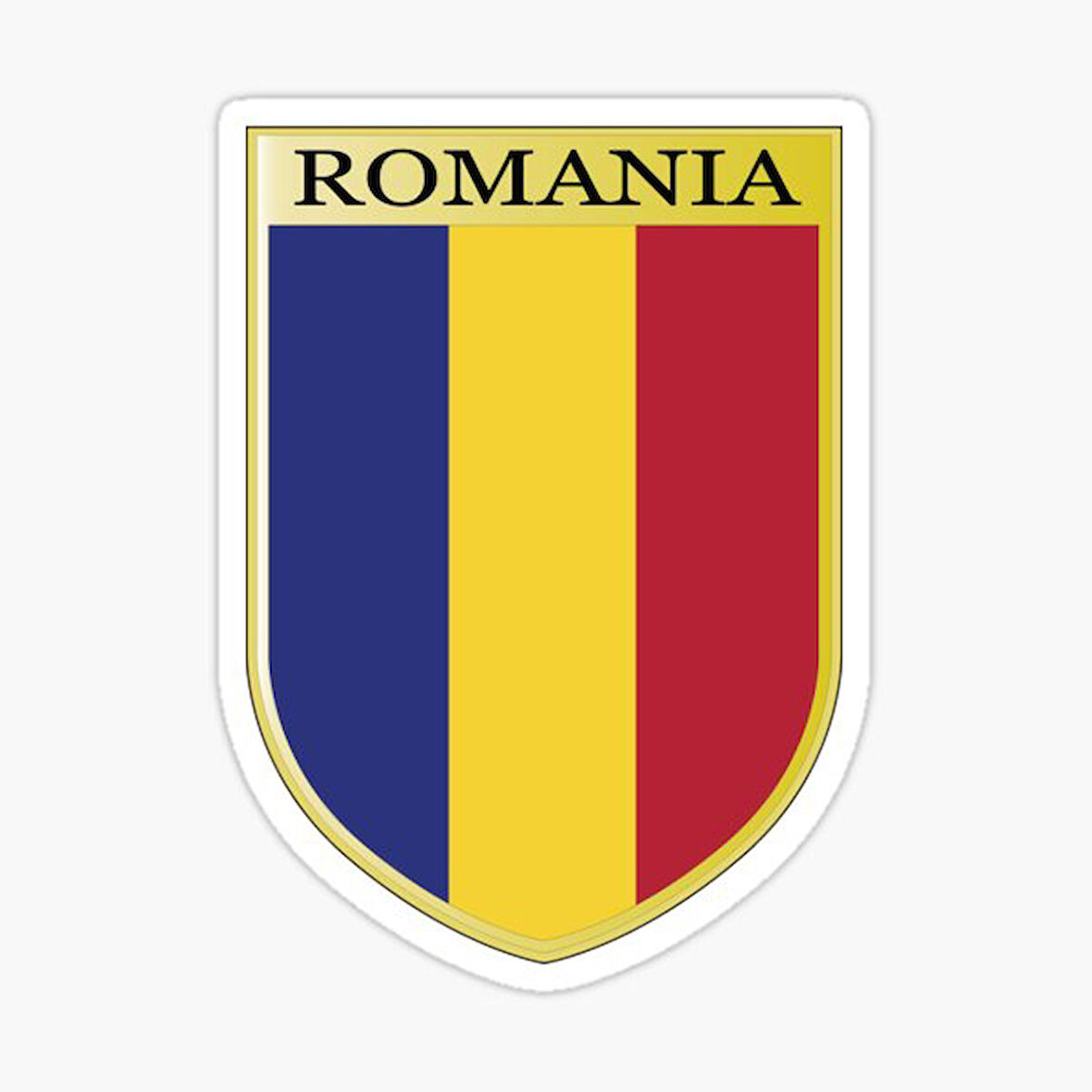 ROMANIA Romanya EMBLEM Araba Sticker Etiket 19CM
