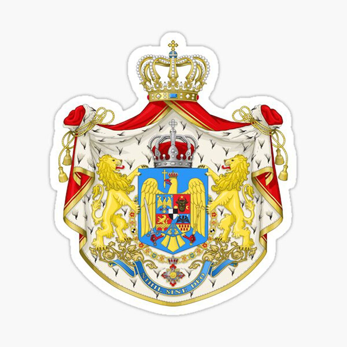 Romanya Büyüyor Rumen Çıkartması Sticker Etiket 18CM