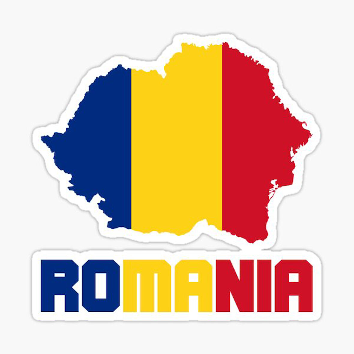 Romanya çıkartması Araba Sticker Etiket yapıştırması 19CM