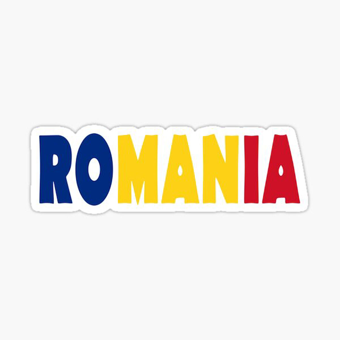 Romanya Çıkartması Sticker Etiket 19CM